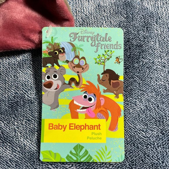 Disney Store Furrytale Friends Jungle Book Hathi Jr Baby Elephant Plush - Picture 6 of 7